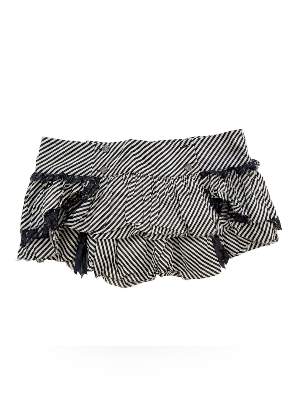 Vintage Lip Service Goth Punk Mini Garter Belt Skirt XXL
